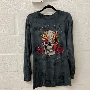AFFLICTION  LONG SLEEVE CREW NECK